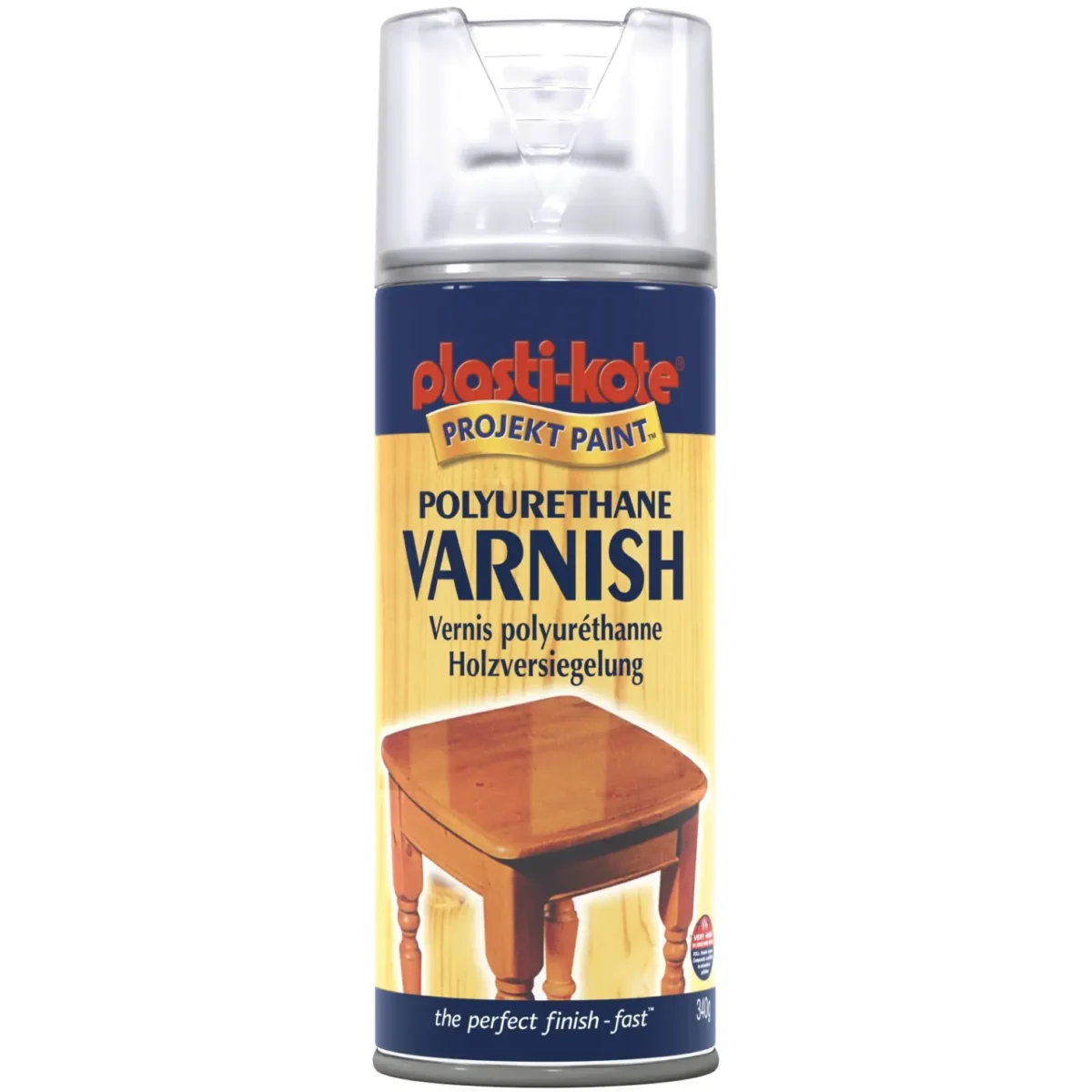 Plasti-kote Clear Satin Varnish - Image 1