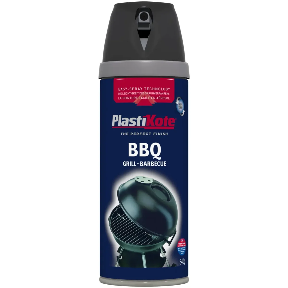 Plasti-kote 400ml Bar-B-Que Black - Image 1