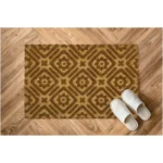 Mighty Mats Designer Collection Embossed Coir Mat Trellis 40x60cm - Image 2