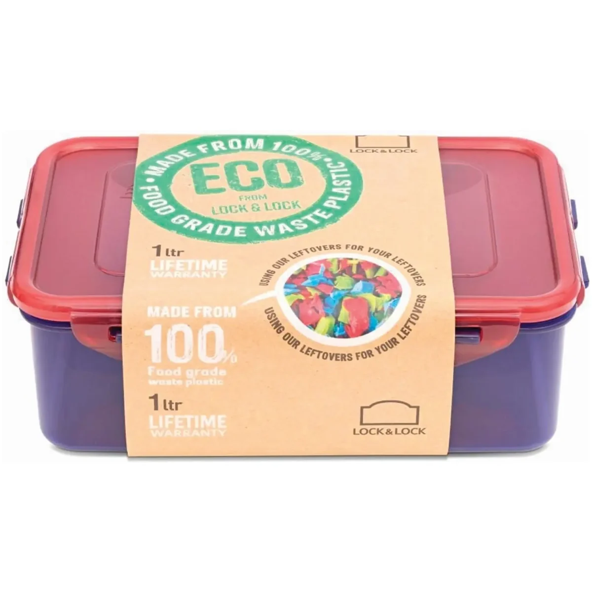 Lock & Lock 2 Piece Eco Lunch Set - Image 1