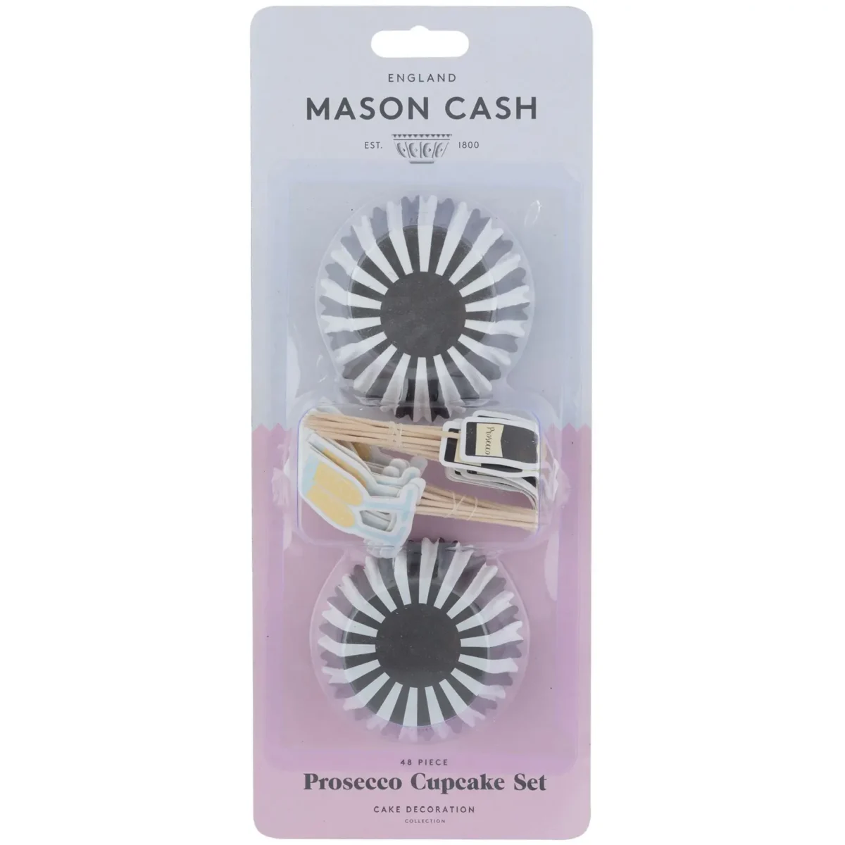Prosecco Cupcake Case &Toppers - Image 1