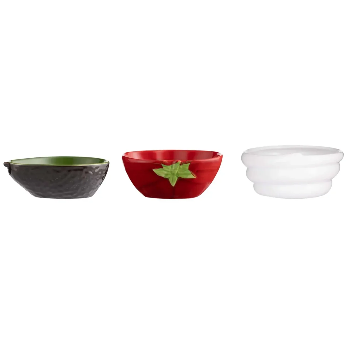 Typhoon World Foods Set of 3 Fajita Dip Bowls - Image 1