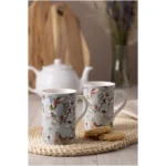 Price & Kensington Hummingbird Fine China Duckegg Mug - Image 2