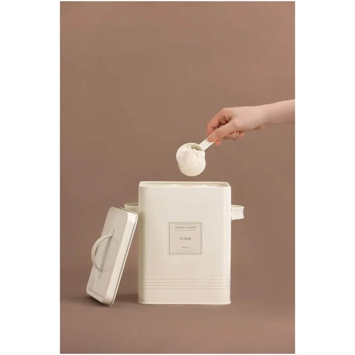 Typhoon Living Cream Bulk Storage with Labels 6 Litres - Image 3
