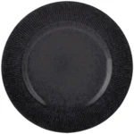 Mason Cash Reactive Linear Black Dinner Plate 27cm