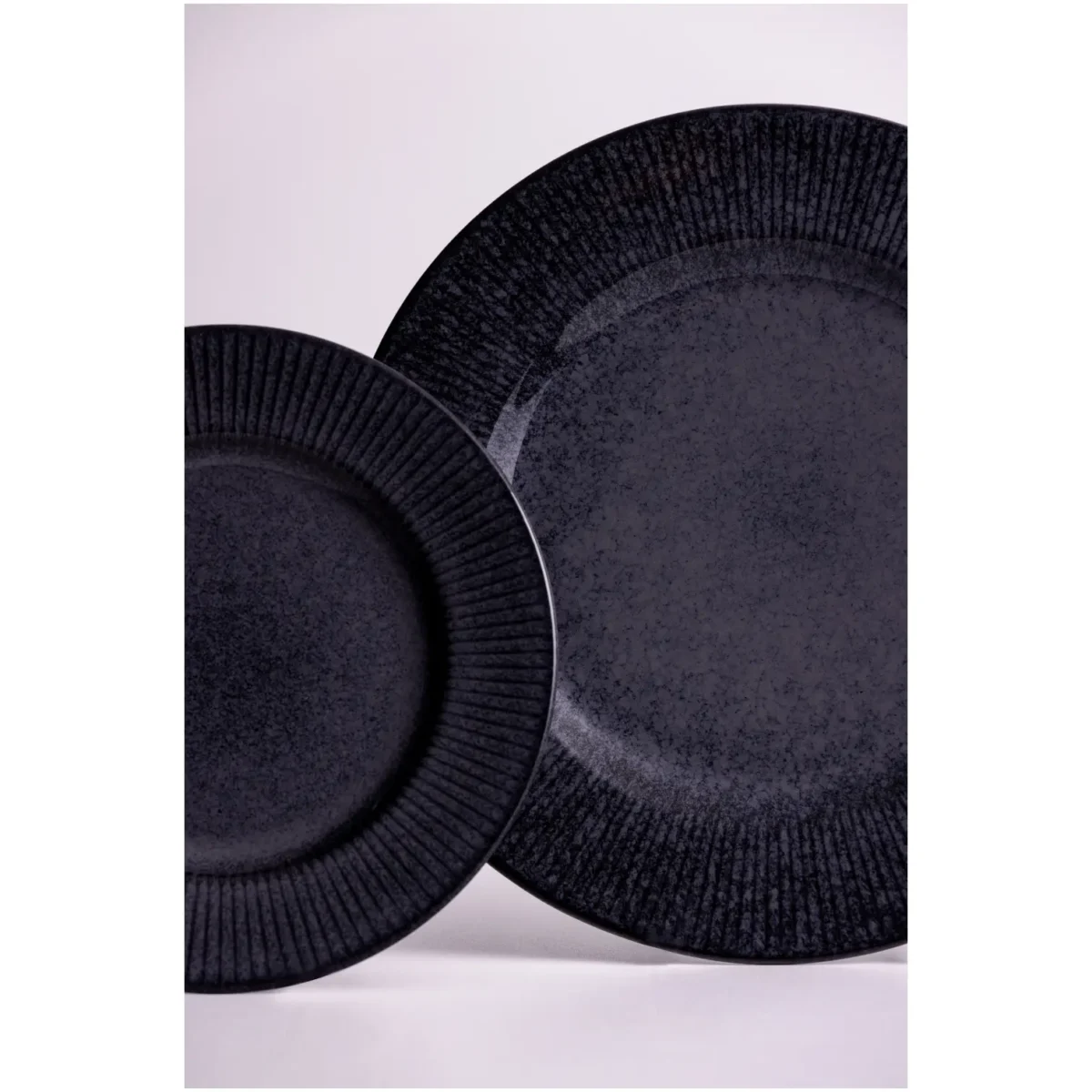 Mason Cash Reactive Linear Black Side Plate 27cm - Image 2
