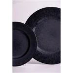 Mason Cash Reactive Linear Black Side Plate 27cm - Image 2