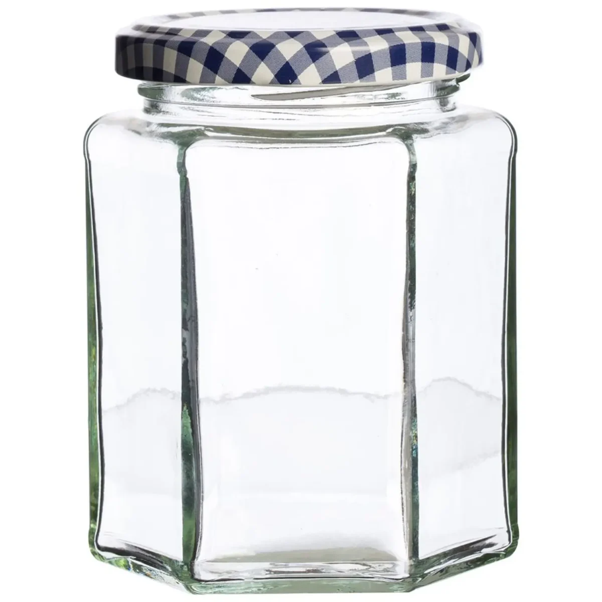 Hexagonal Twist Top Jar - Image 1