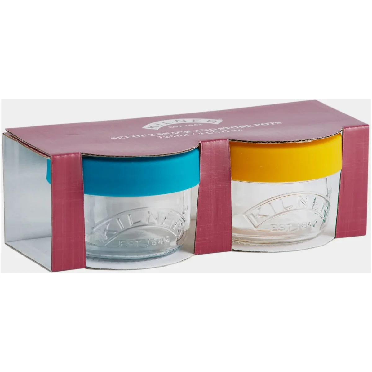 Kilner Snack and Store Pots Set of 2 - Image 1