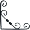 Black 150mm Ornamental Shelf Bracket