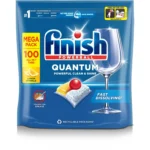 Finish Dishwasher Tablets Quantum Lemon Pack of 100