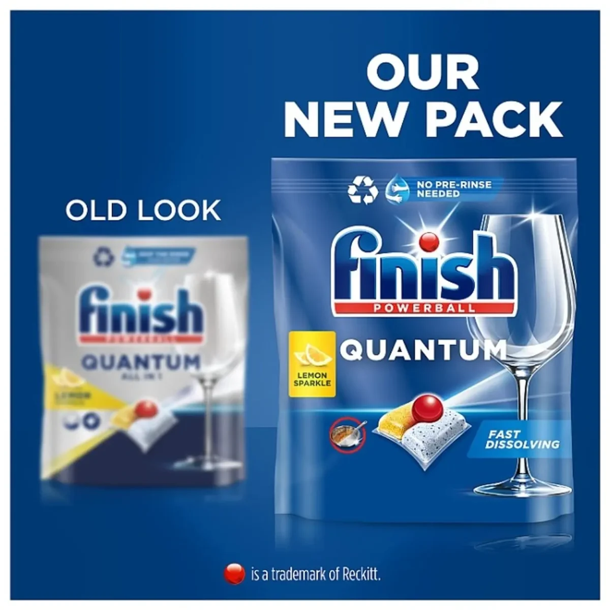 Finish Dishwasher Tablets Quantum Lemon Pack of 100 - Image 4