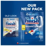 Finish Dishwasher Tablets Quantum Lemon Pack of 100 - Image 4