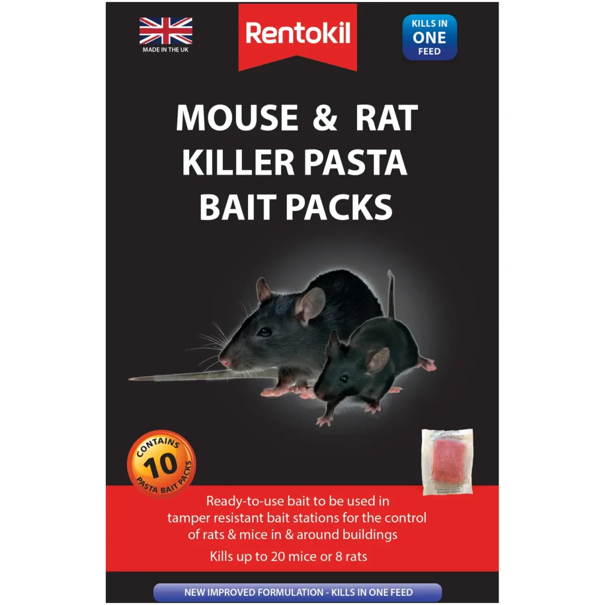 Mouse & Rat Pasta Bait 10packs - Image 1