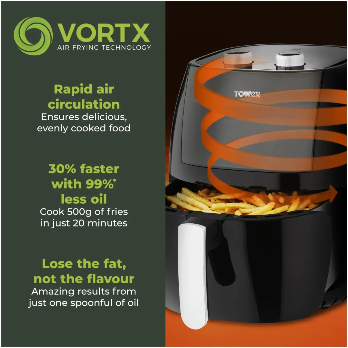 Tower 7Ltr Vizion Air Fryer - Image 5