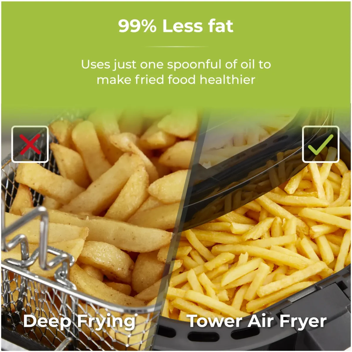 Tower 7Ltr Vizion Air Fryer - Image 8