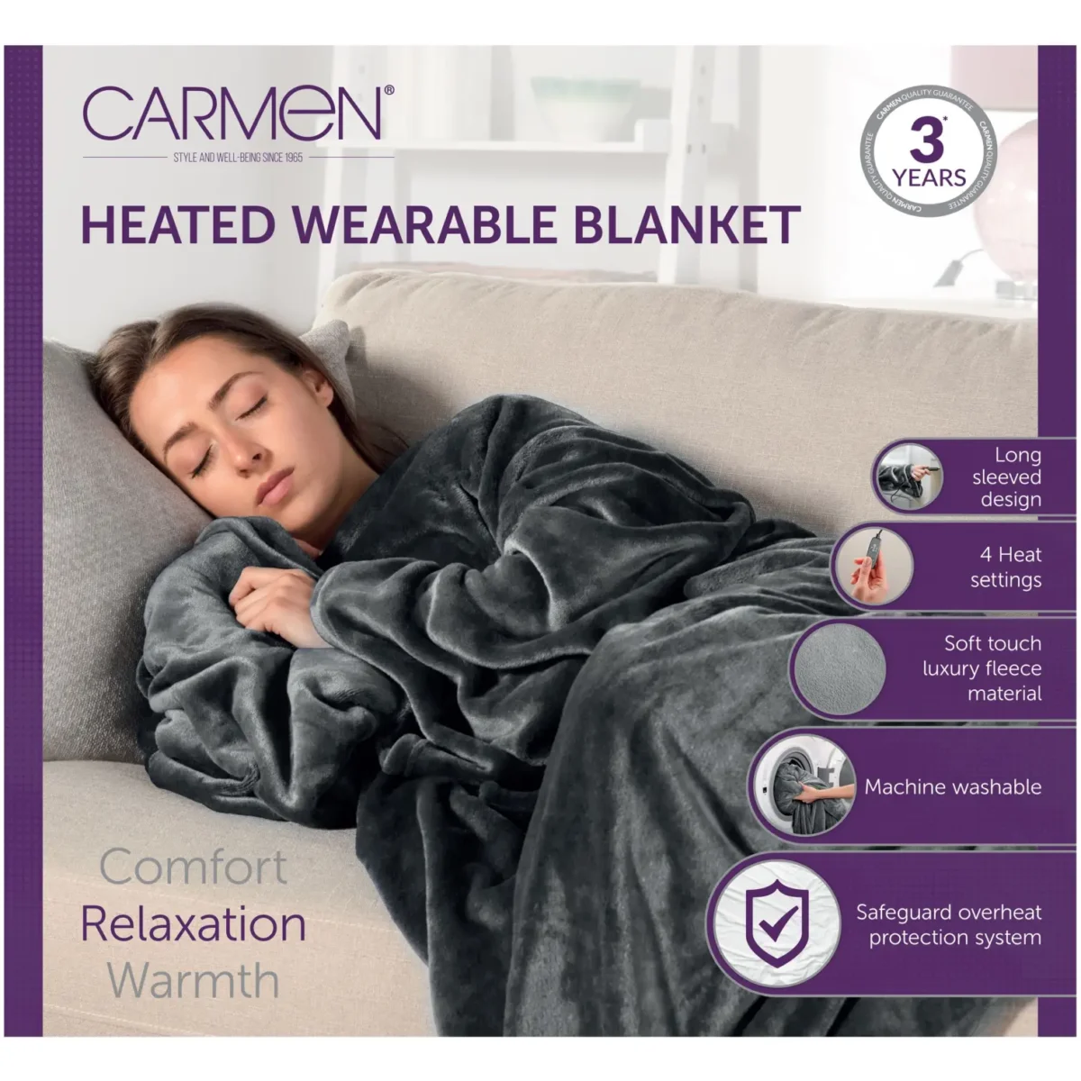 Carmen Heated Wearable Blanket - Image 1