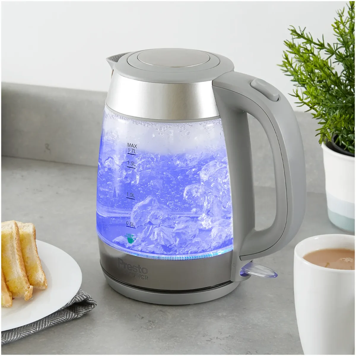 Tower Illuminated Glass Kettle - Image 3
