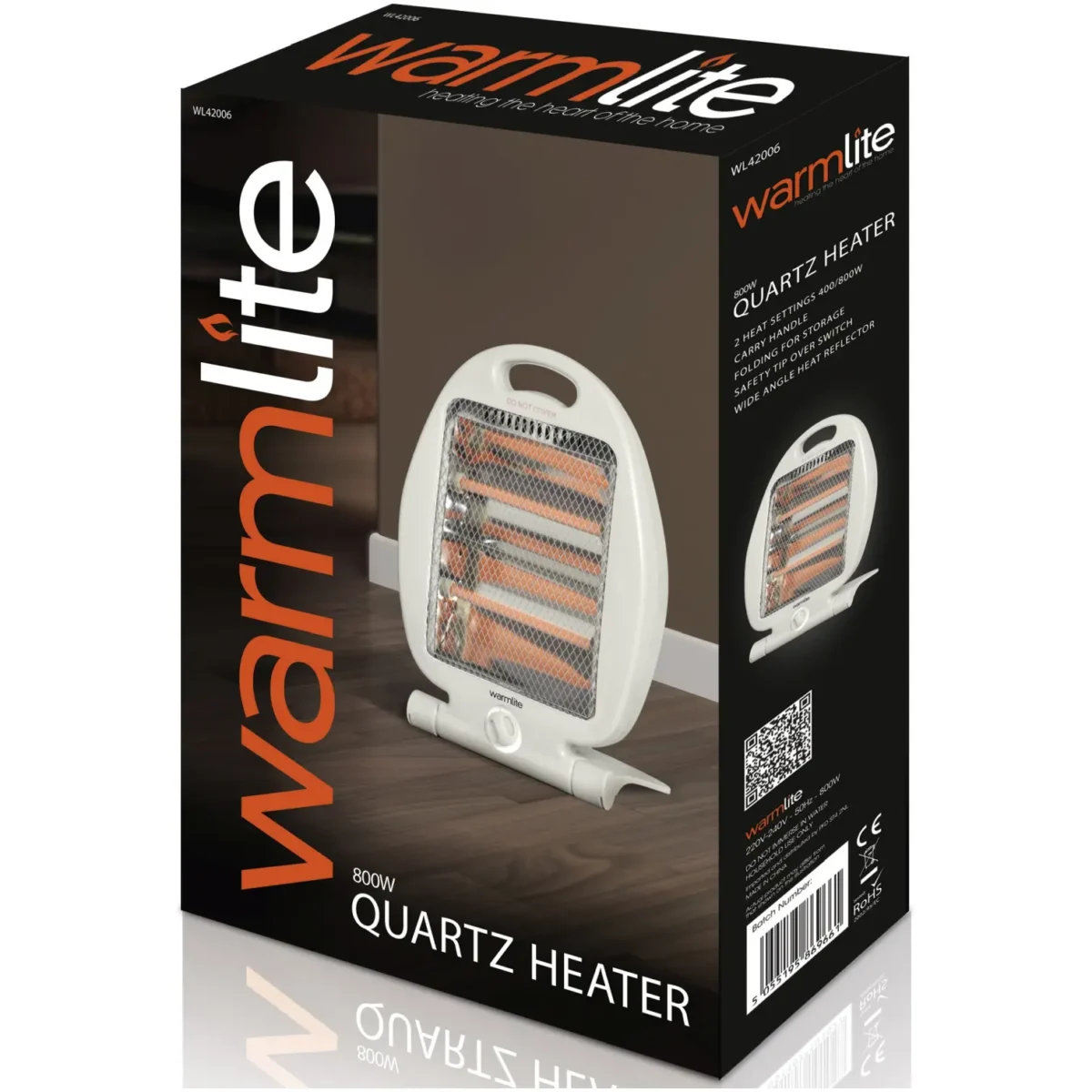 Warmlight WL42006 Quartz Tube Heater 800W - Image 5