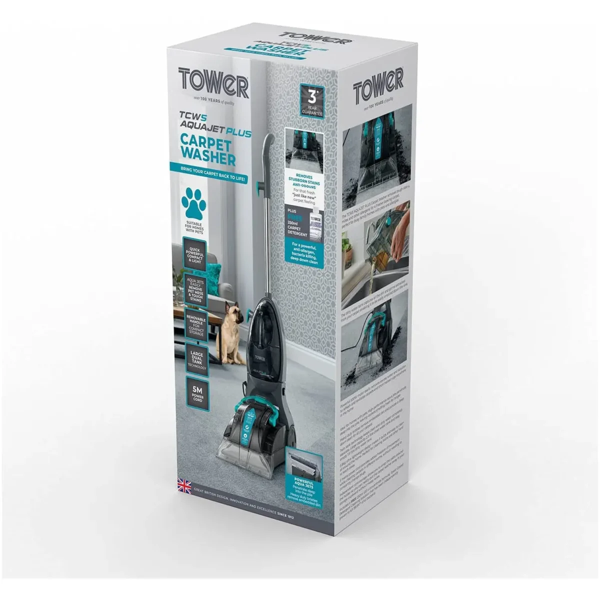Tower Aquajet Plus Carpet Washer - Image 9