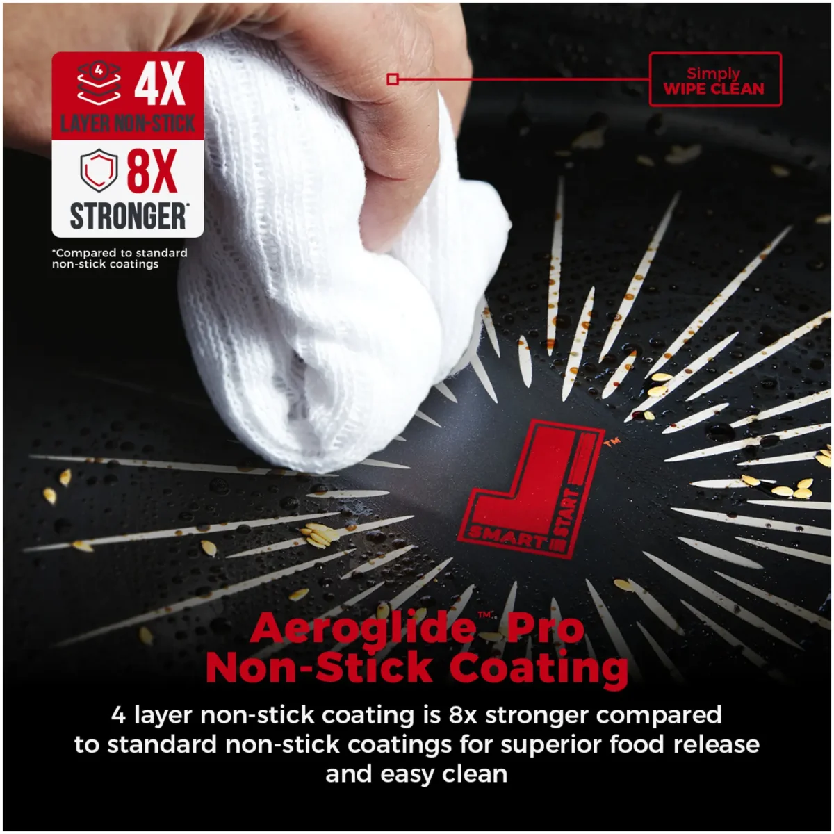 Tower Forged Smart Start Frying Pan 32cm - Image 5