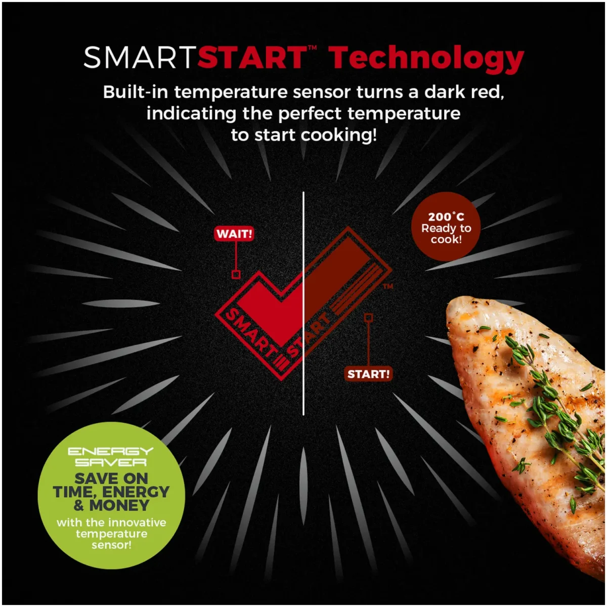 Tower Forged Smart Start Frying Pan 32cm - Image 6