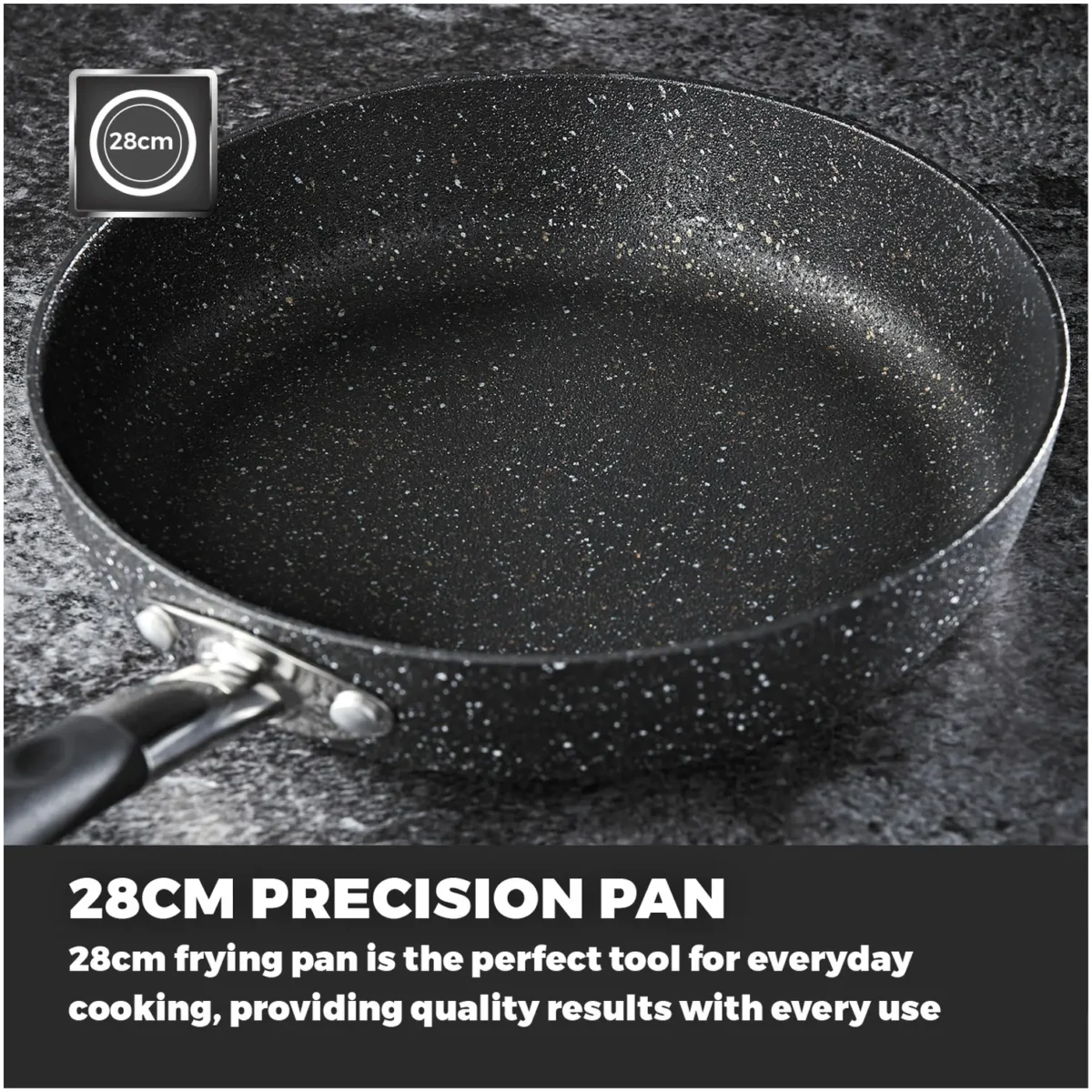 Tower Precision Frying Pan 28cm - Image 2