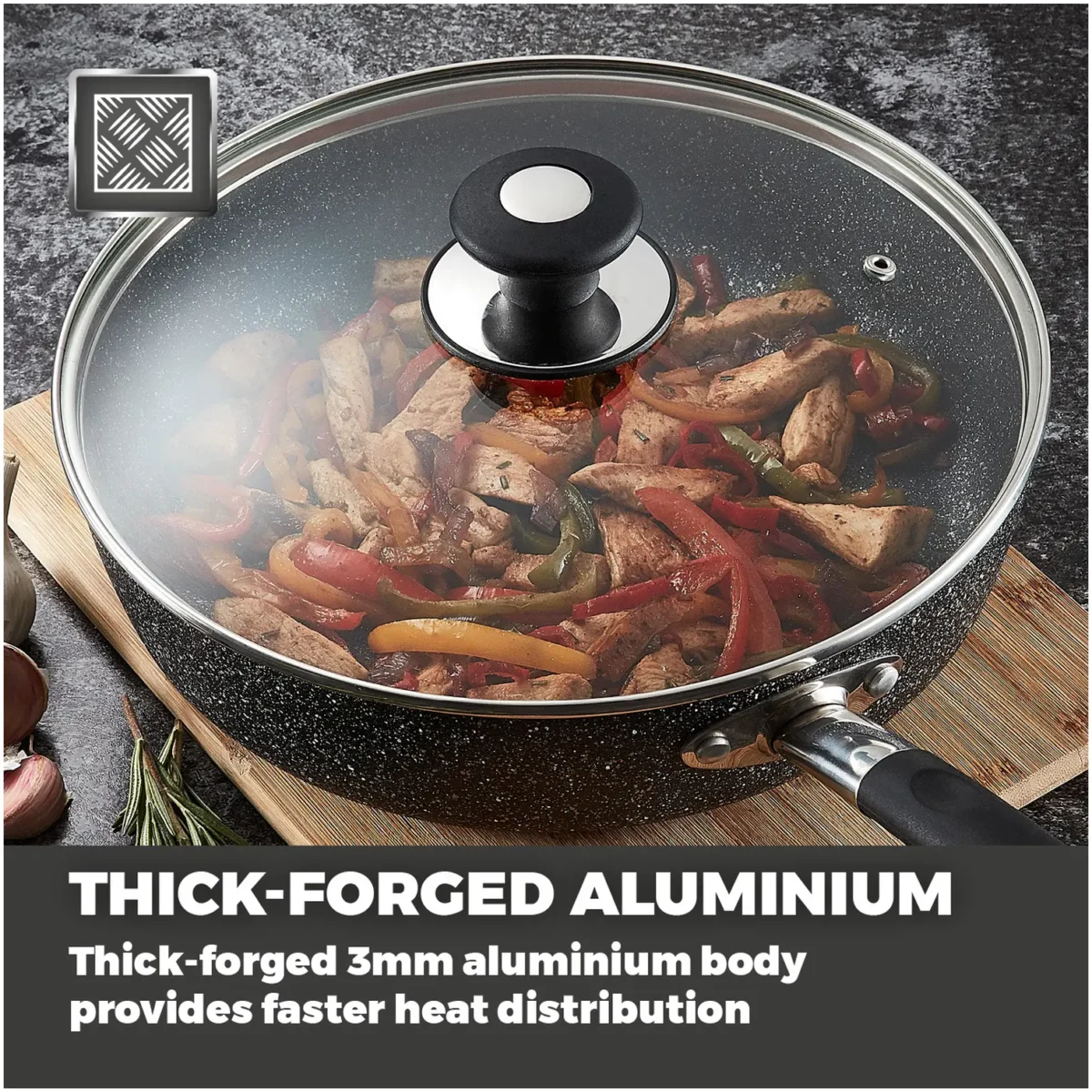 Tower Precision Saute Pan 28cm - Image 3