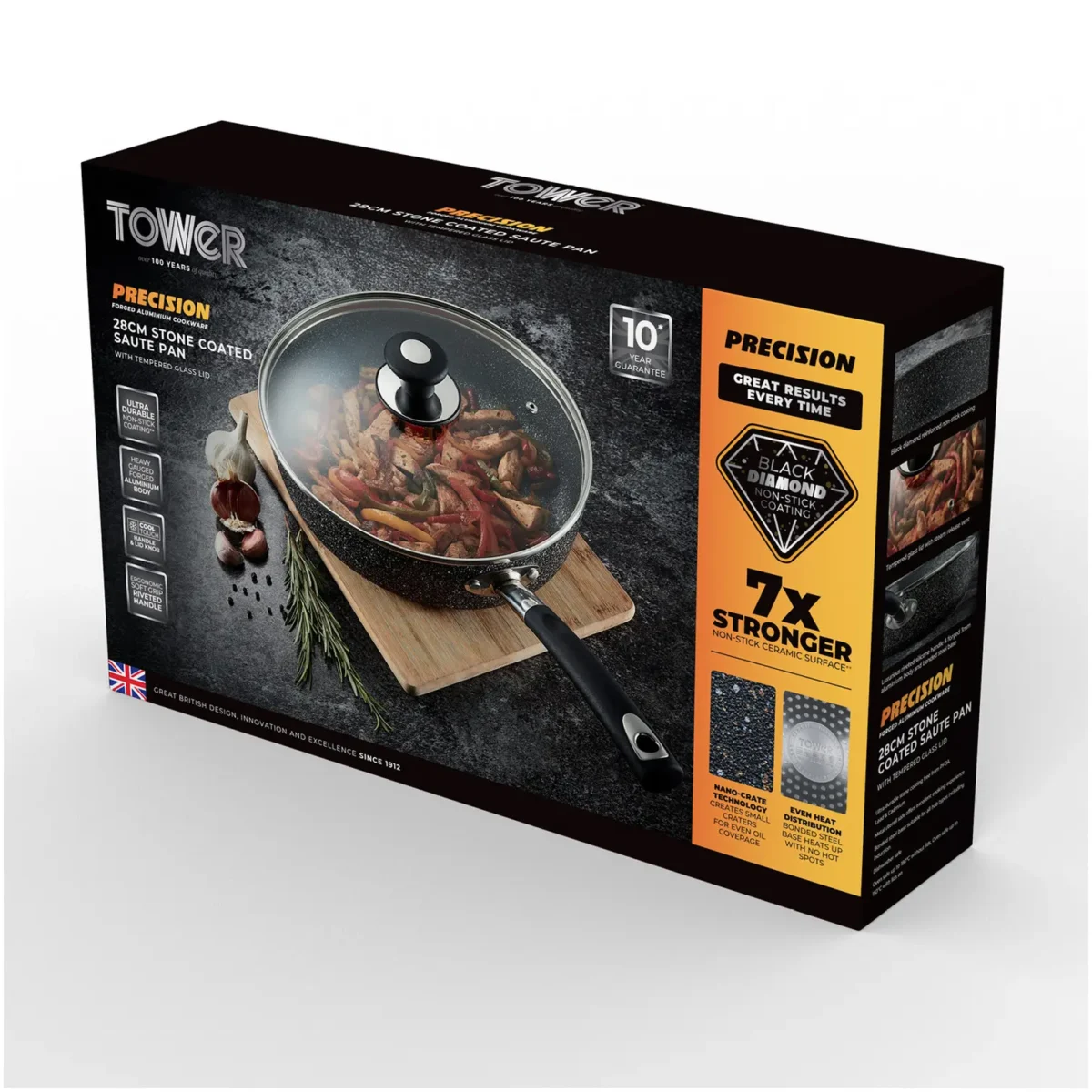 Tower Precision Saute Pan 28cm - Image 7