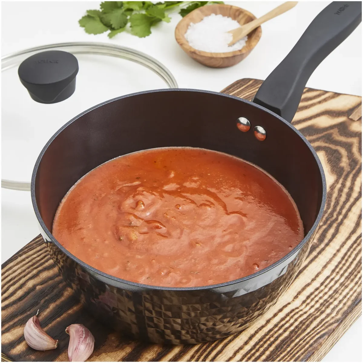 Tower Diamo 3 Piece Saucepan Set With Black Diamond Coating - Image 8