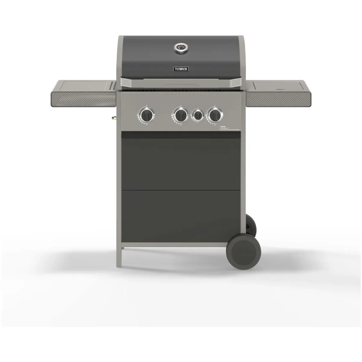 Tower Stealth 3 Burner Gas BBQ - Image 1