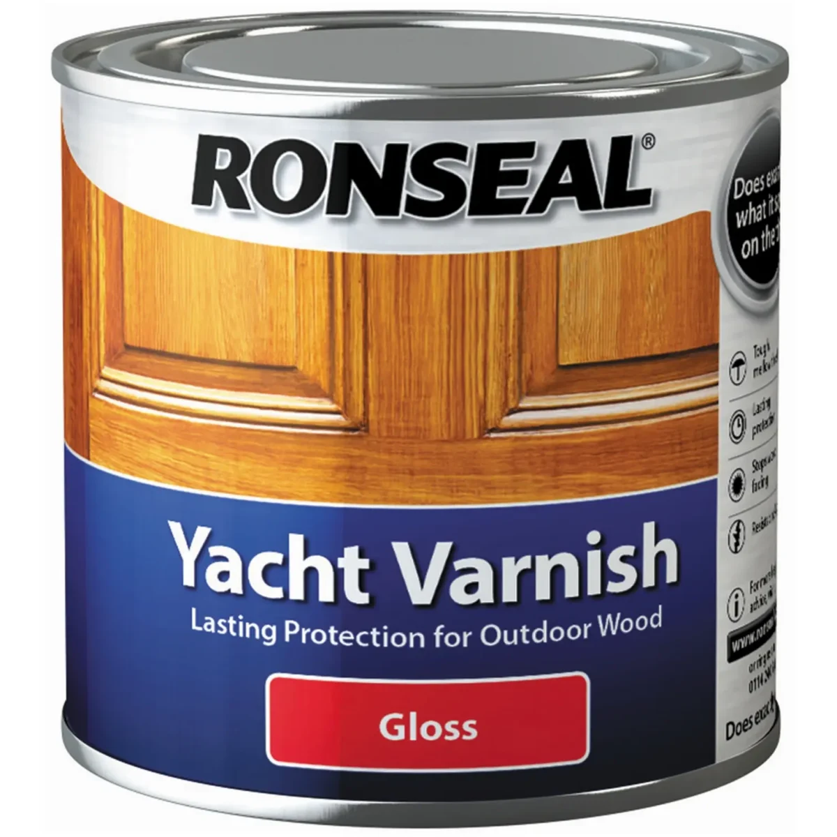 Ronseal Yacht Varnish Gloss 250ml - Image 1