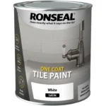 Ronseal White One Coat Tile Paint 750ml