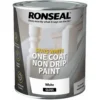 Ronseal White Gloss One Coat Wood Paint 750ml