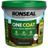 Ronseal One Coat Shed & Fence Protector Tudor Black 5ltr