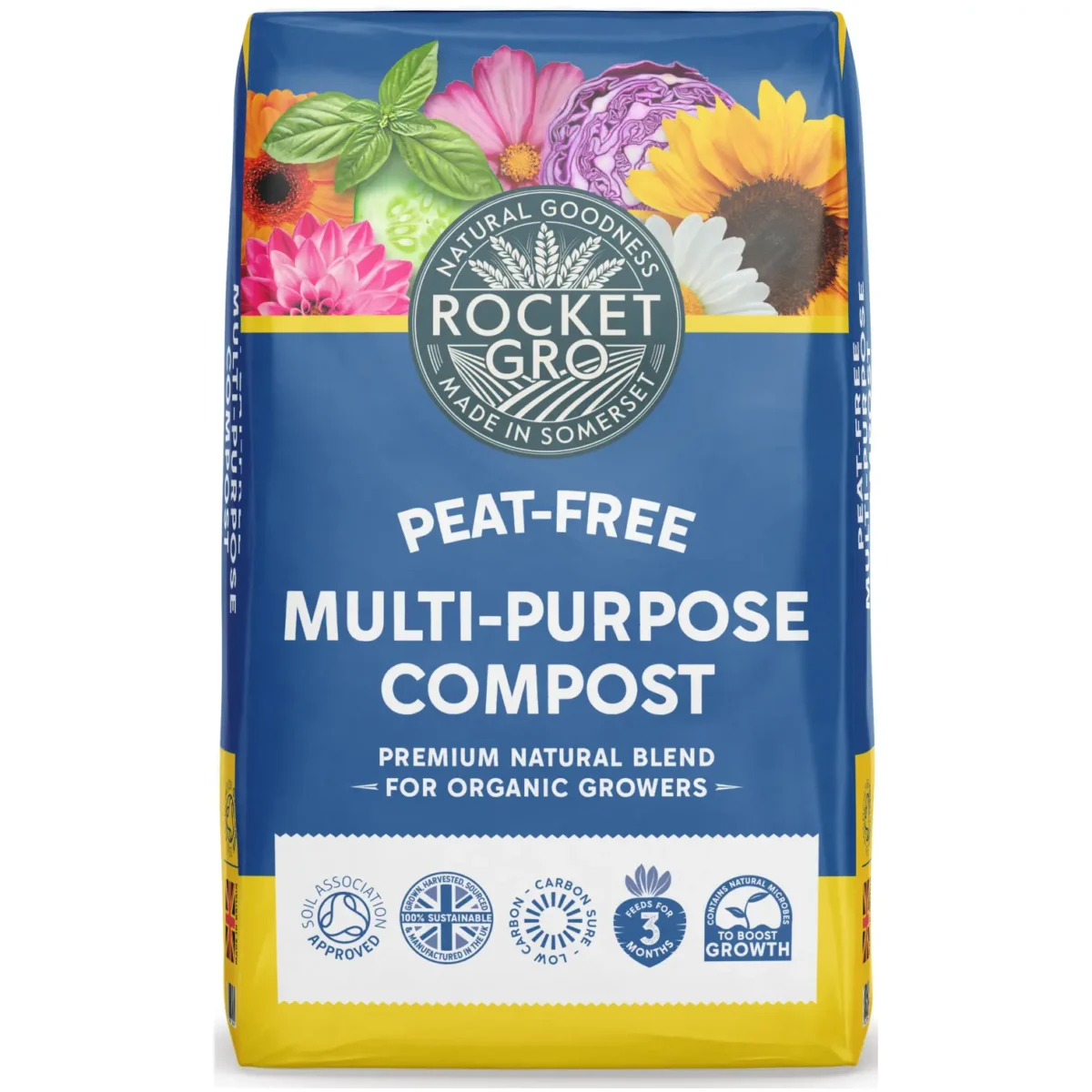 Rocket Gro Peat Free Multi-Purpose Compost 50 Litres - Image 1