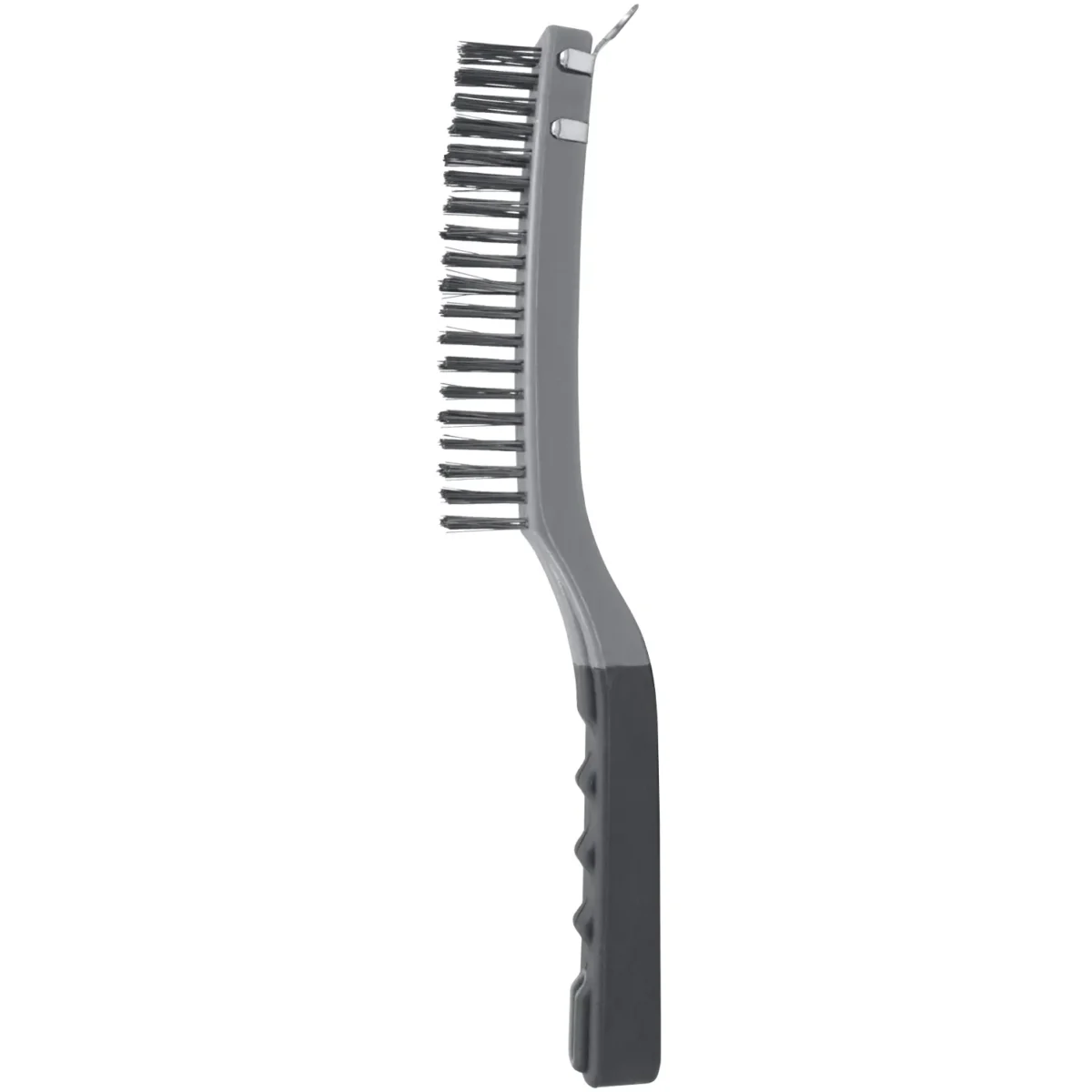 3 Row Wire Brush With Scraper3 Row Wire Brush With Scraper - Image 1