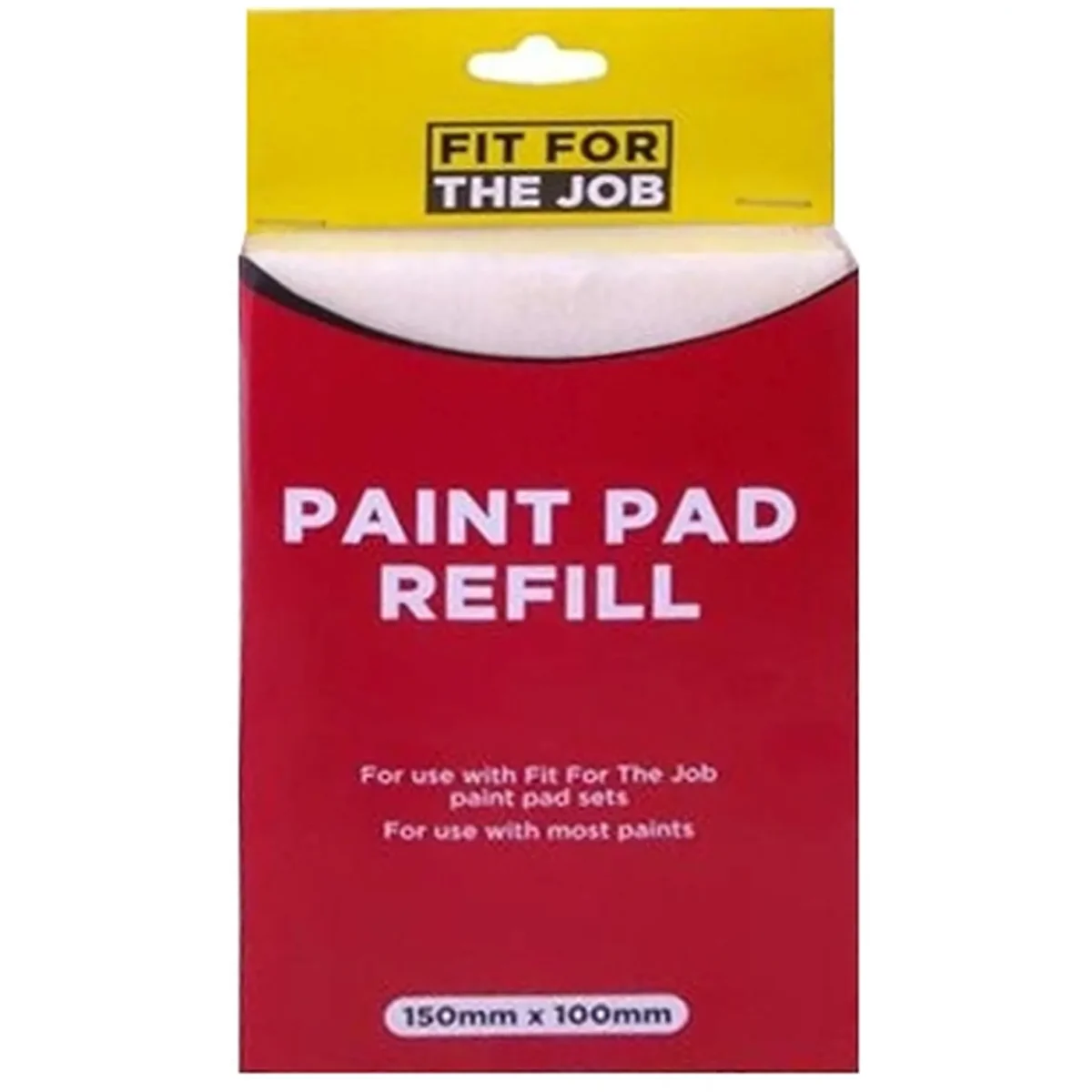 Fit For The Job Paint Pad Refill 150mm x 100mm - Image 1