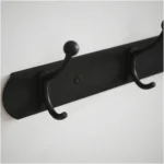 Rothley Hook Rail 4 Hook Black - Image 2