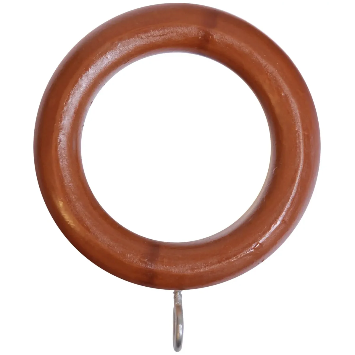 Renaissance  Rings For Wood Pole Walnut Card of 4 - Image 1