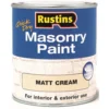Rustins Masonry Paint Cream 500ml