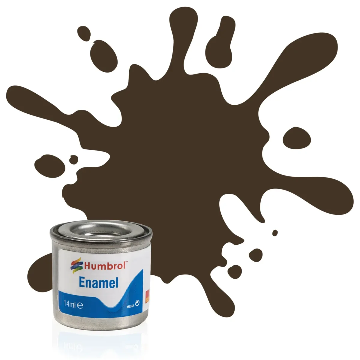 Humbrol No 10 Enamel Gloss Service Brown 14ml - Image 1
