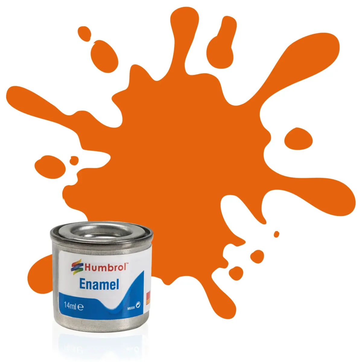 Humbrol No 18 Enamel Gloss Orange 14ml - Image 1