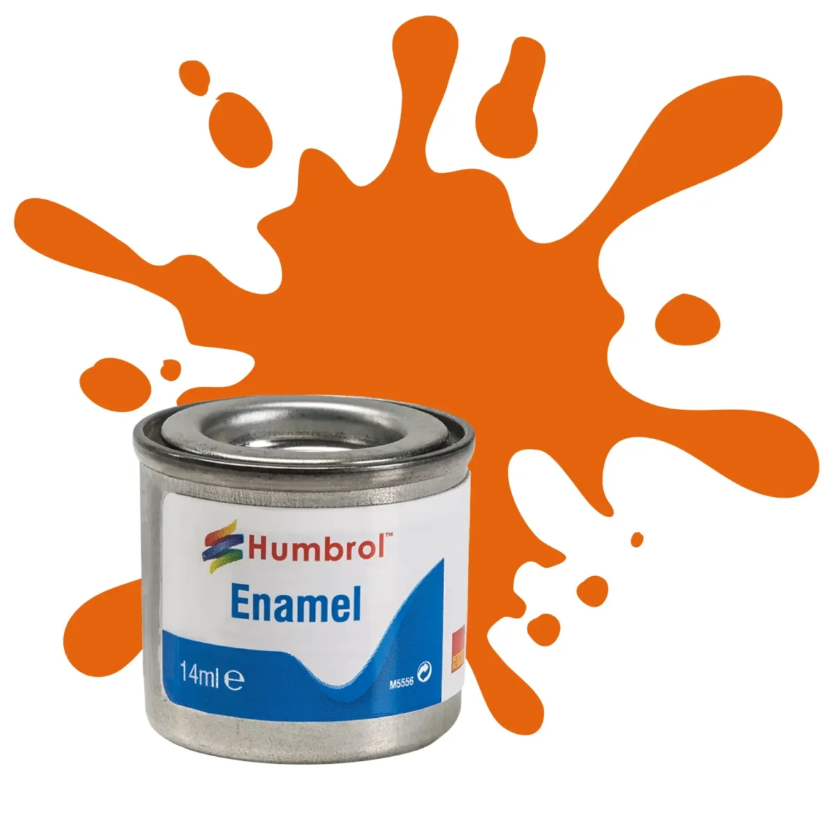 Humbrol No 18 Enamel Gloss Orange 14ml - Image 3