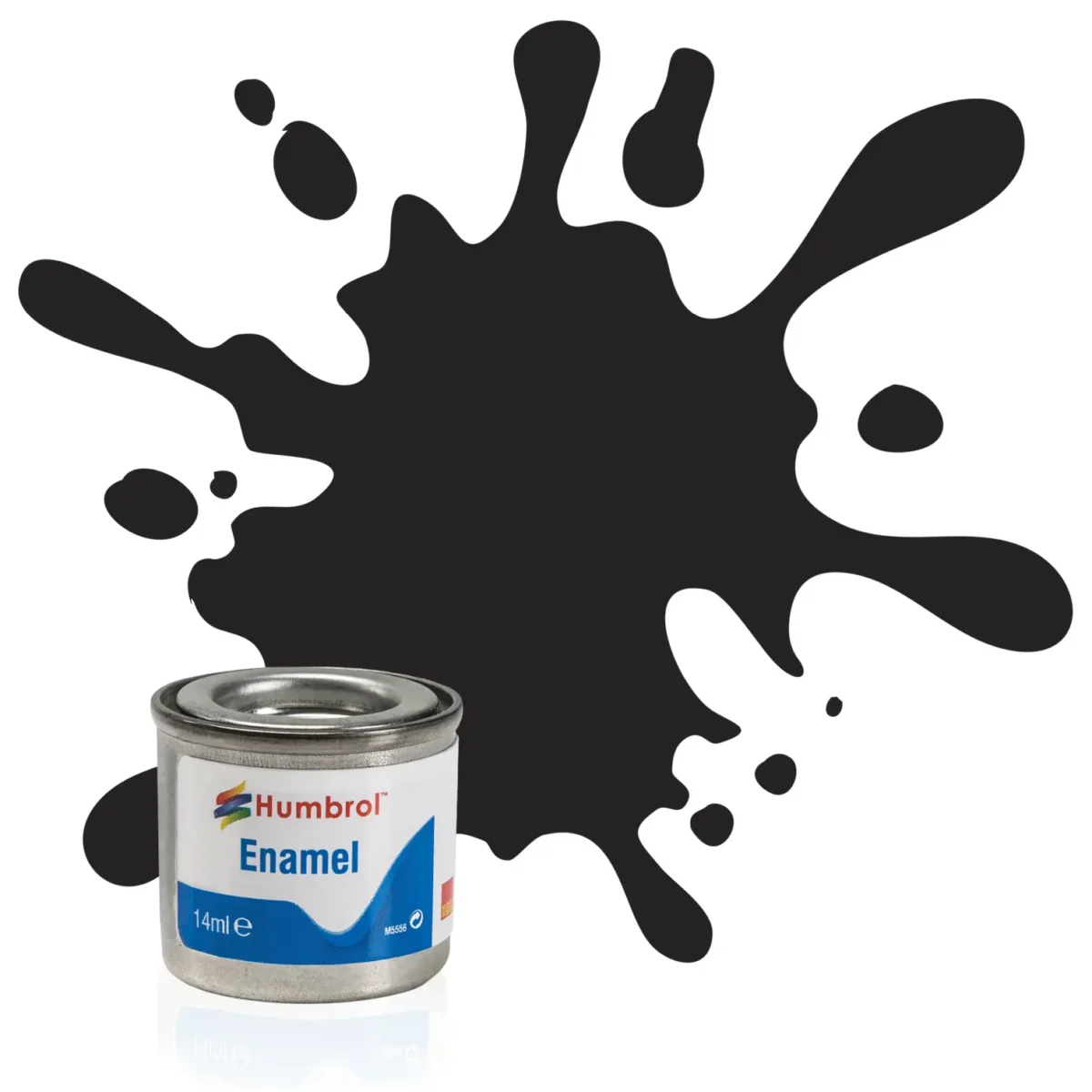 Humbrol No 21 Enamel Gloss Black 14ml - Image 1