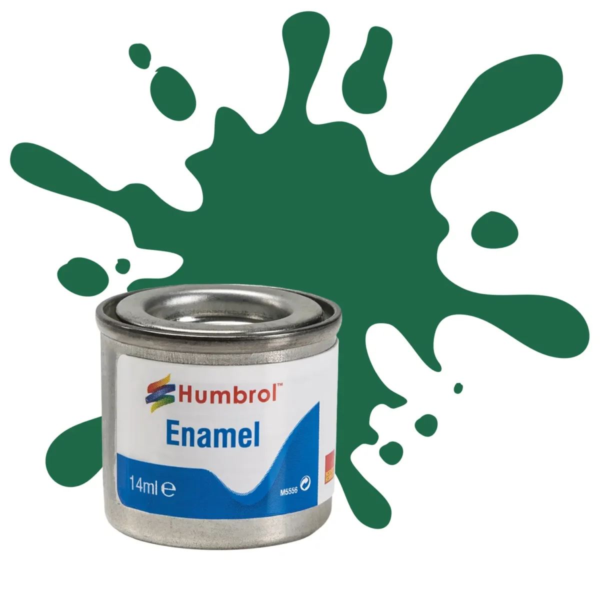 Humbrol No30 Enamel Matt Dark Green 14ml - Image 3