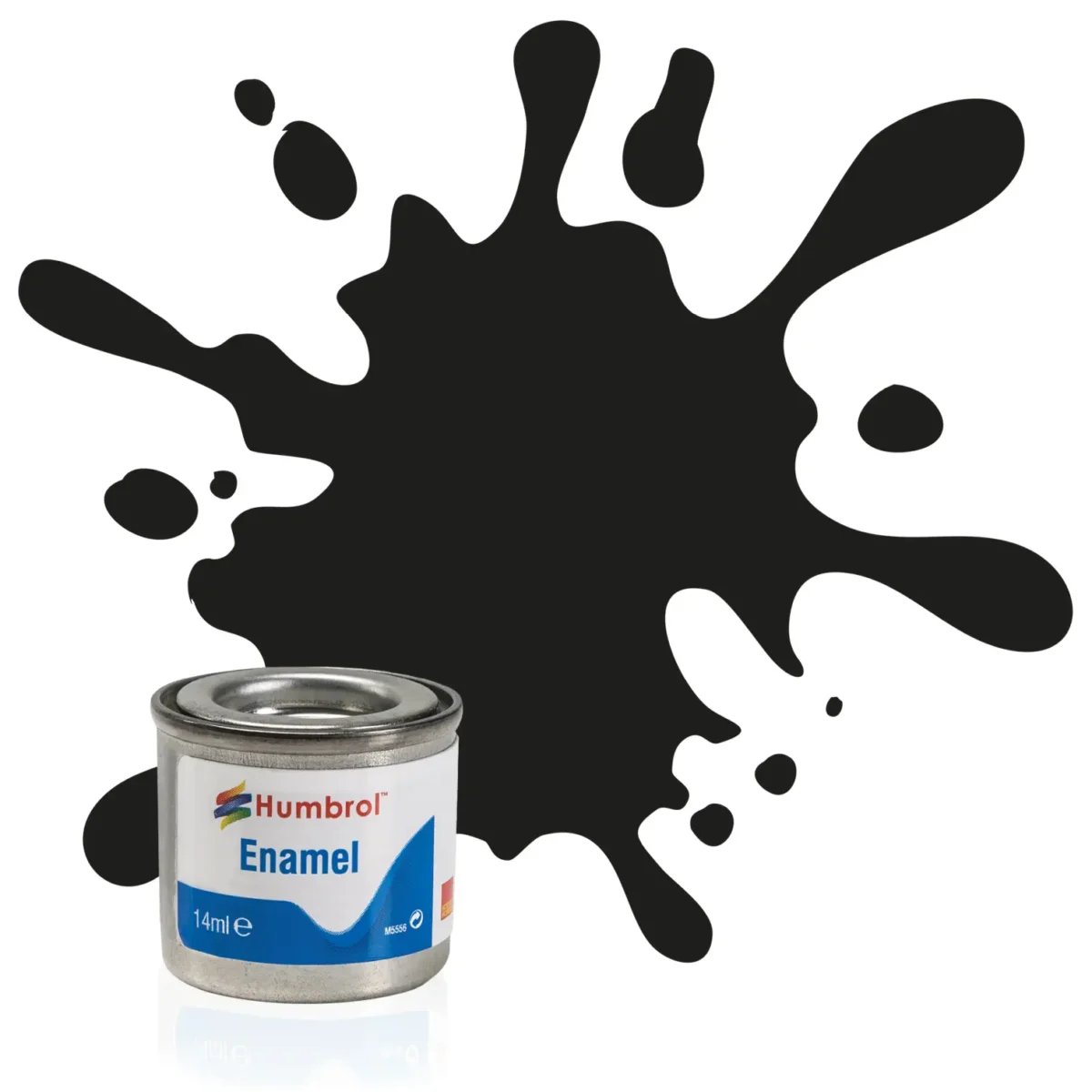 Humbrol No33 Enamel Matt Black 14ml - Image 1