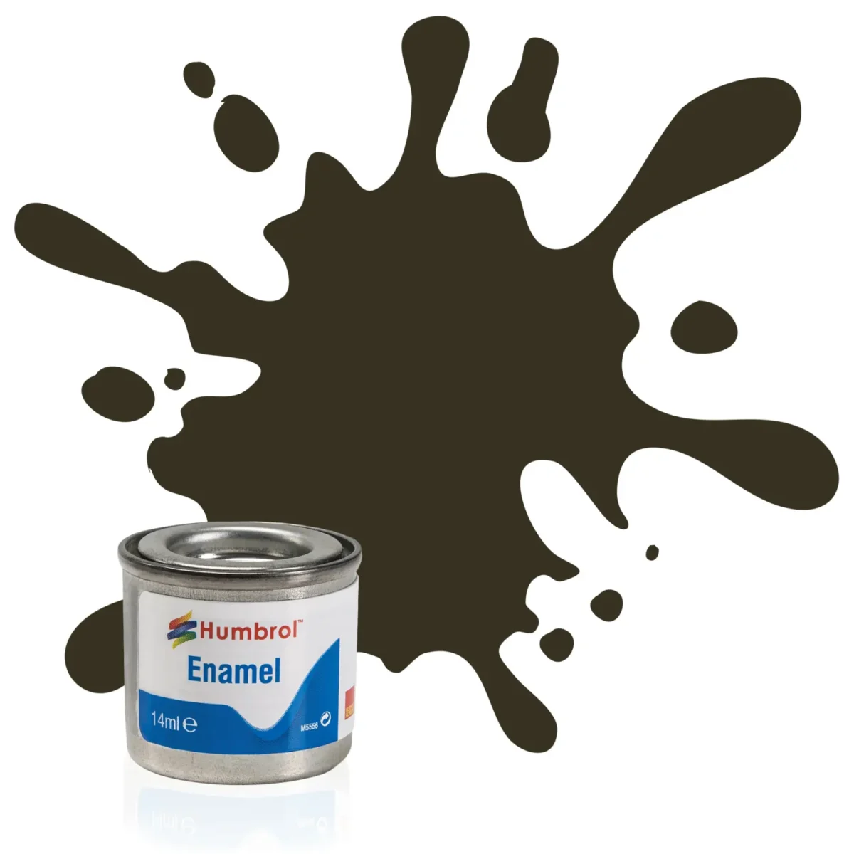 Humbrol No 53 Enamel Metallic Gunmetal 14ml - Image 1