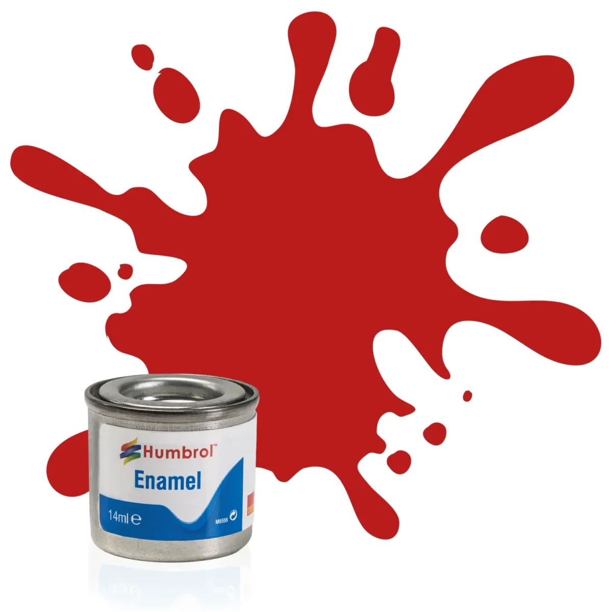 Humbrol No 60 Enamel Matt Scarlett 14ml - Image 1