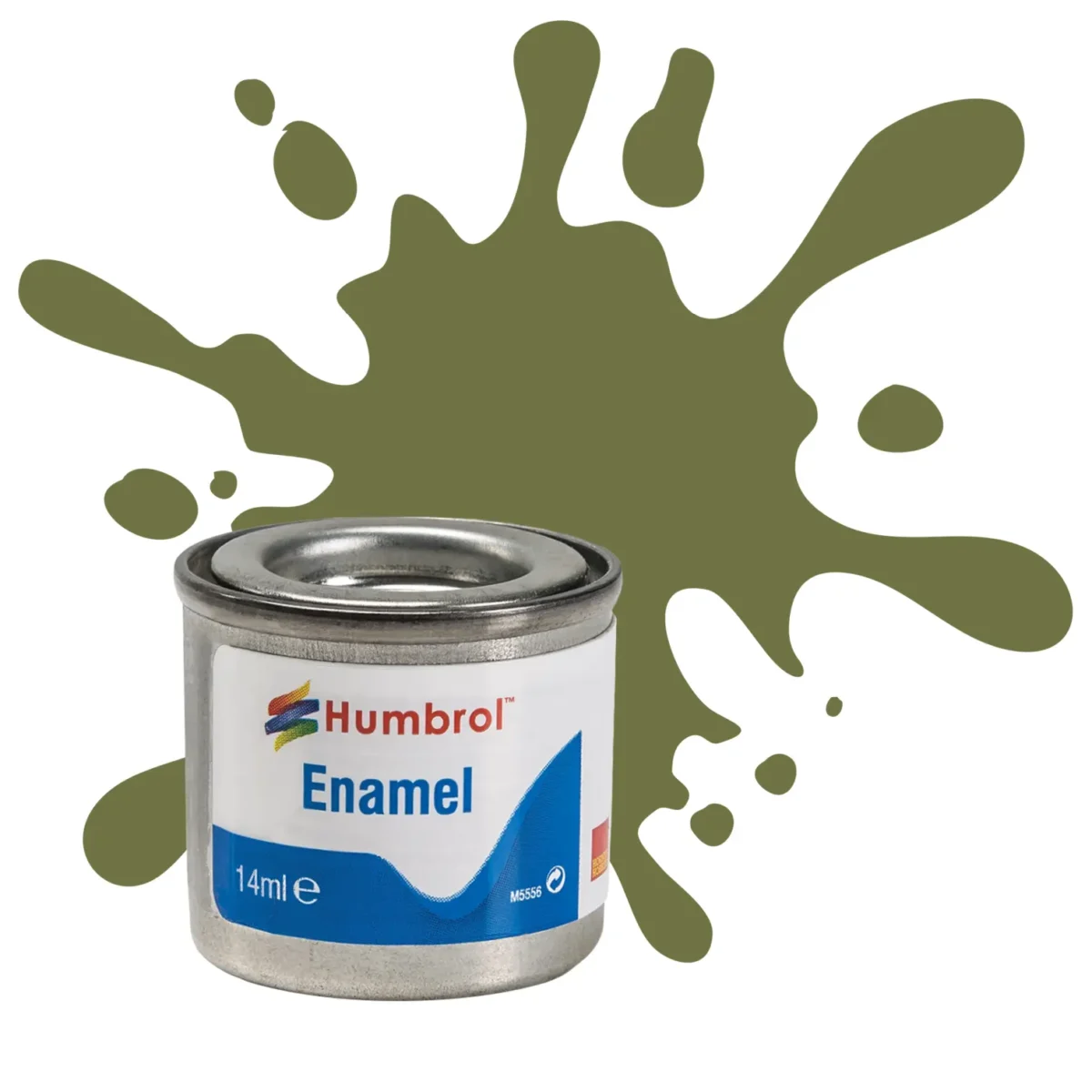 Humbrol No 80 Enamel Matt Grass Green 14ml - Image 3